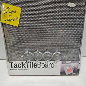 New Office House Tack Tile Magnetic Bulletin Board Wall Desk Easel Pushpin